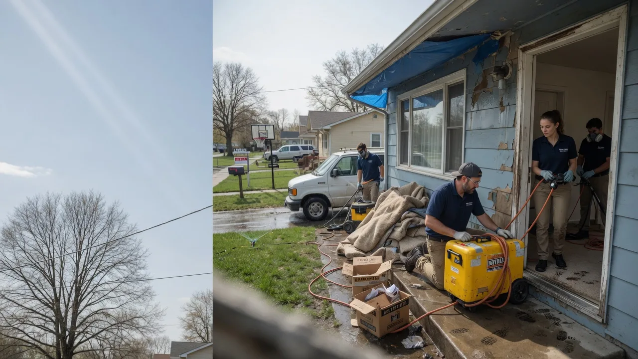 Basement Flood Cleanup in Adamsville, OH near me